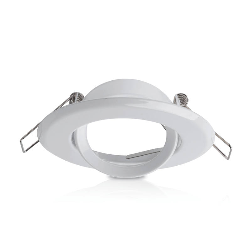 GU10 inbouw armatuur Alford - 90mm breed - Zaagmaat 60 mm t/m 80 mm | Wit | Kantelbaar - Outledtl.nl